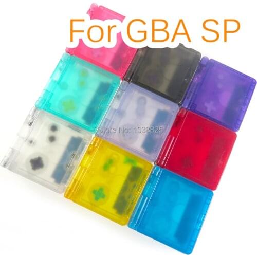 For GameBoy Advance SP Classic Clear Limited Edition Replacement Housing Shell for GBA SP Transparent Housing Case Cover