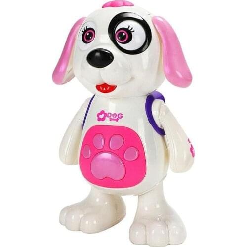 Electronic Dog Toy With Music Dance Walking Animal Pet Dog Toy Gift For Kids Baby Educational Rc Robot Dog