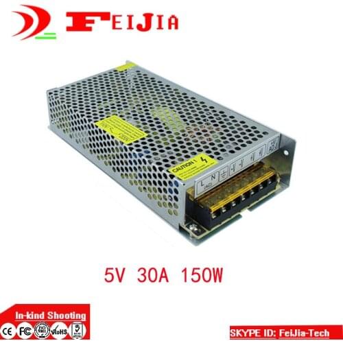 DC 5V 30A 150W Switching Power Supply Transformer for LED Strip Light Display 110V 220V AC to DC 5V