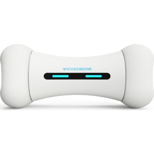 Dog Interactive Toy Push TPR Bone Small Dog Toys Electric smart pet toy pet bone Playing IQ Treat Toys Pet Puppy Supplies