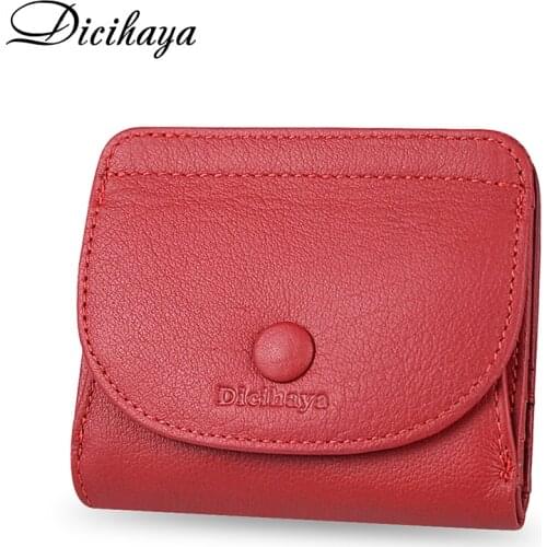 DICIHAYA Womens Wallet Small and Slim Leather Purse Women Wallets Cards Holders Short Women Coin Purse Small Ladies Wallet
