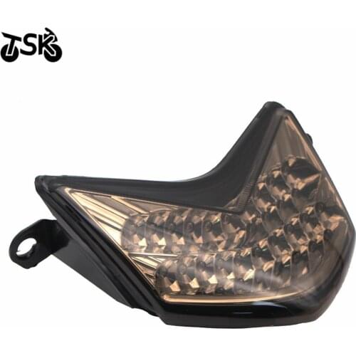 Motorcycle Tail Light Integrated Turn Signals Brake Lamp For Kawasaki ZX 10R ZX10R ZX-10R 2006 2007 Motorbike Tail Turn Flasher