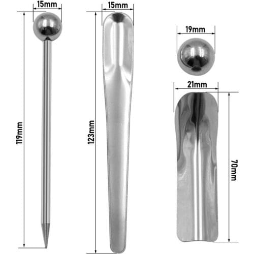 2020 NEW 4 Pc Portable Stainless Steel Tile Cleaning Gap Set Caulking Ball Caulking Cone Caulking Knife Household Cleaning Tools