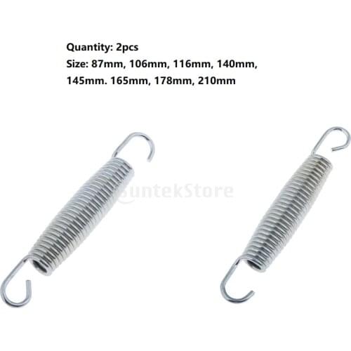 Set Of 2 Premium Trampoline Springs 3.4-8.3inch Anti-Oxidation Pulling Tool