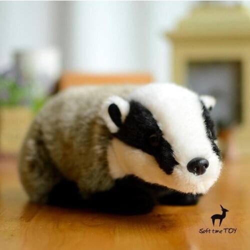 Original Big Toy Doll Badger Simulation Animal Plush Toys Kawaii Gifts Shops
