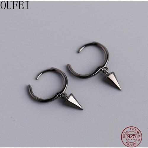 OUFEI Fine Earrings For Neutral Korea Simple Drop Earrings Small Fashion Geometric Earring Silver 2020 New Jewelry