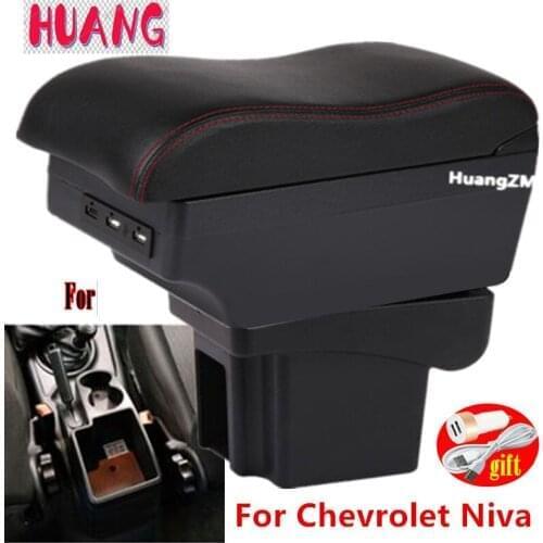 For Chevrolet NIVA Armrest For Chevrolet Niva 1 Car Armrest box Storage box car Interior accessories Charging with USB