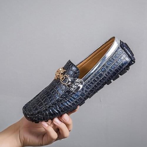 Leisure Shoes Casual Shoes Fashion Trend Male Shoe Mens Leather Loafers Man Men Sandals Summer Trending Breathable Slipon