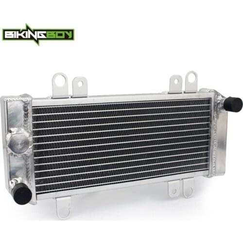 BIKINGBOY Engine Radiator Cooling Water Cooler For Kawasaki Ninja 300 EX300 13 14 15 16 17 OEM 39060-0710 Aluminium Alloy Core