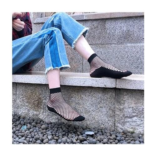 Different styles new fashion women lace sexy socks fishnet short socks female hollow thin black cool socks tt090