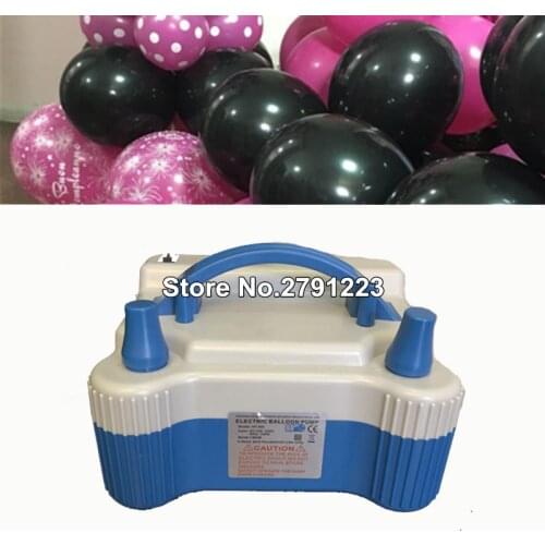 Blue Portable 700W Double Tip Electric Balloon Air Pump Inflator Blower Inflatable Pumps Wedding Christmas Party Decoration