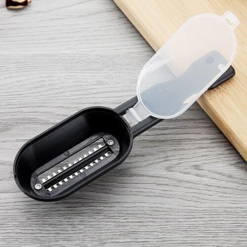 Fish Scale Scraper Planer Tool Scaler Fishing Knife Fish Skin Brush Fast Remove Cleaning Tools For Kitchen Accessories