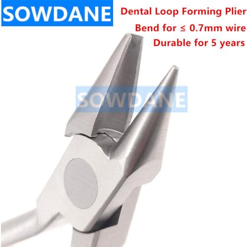 Dental Orthodontic Lab Laboratory Loop Forming Plier Small Beak Dentist Instrument Hard Wire bending max for 0.7mm wire
