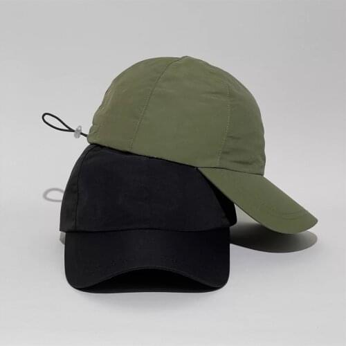 Super Soft Baseball Cap Quick Dry WaterProof Nylon Strawstring Adjustable Cap Hat Camping Hiking Cap 2021 New