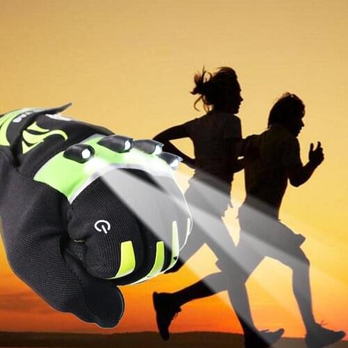 LED flashing light sports gloves fishing spotlights outdoor repair bicycle repair lighting LED light gloves