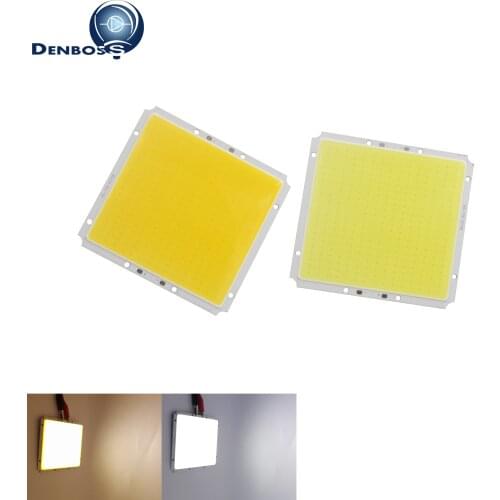 Big sale 100mm 95mm Square allcob manufacturer LED COB Strip 12V DC 50W White Warm White LED FLIP Chip For auto Light Source