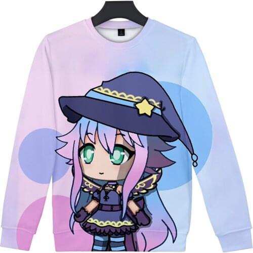 Gacha Life 3D Print boy/girls O-neck Sweatshirt Harajuku Cute Outwear High Quality Round Collar Autumn Comfortable fit