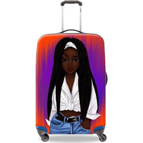 Women Fashion Custom Luggage Cover With Logo Waterproof Dustproof Travel Suitcase Case For 18-32 Inches Trolley For Teenage Girl