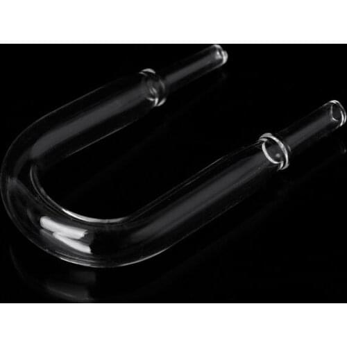 1Pc Large U Shaped Glass Tube Bend for Aquarium CO2 System Diffuser Hot