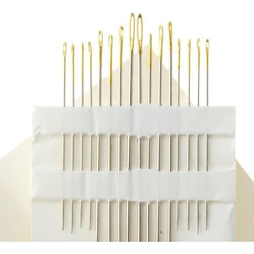16 pcs/lot gold-tail Needlessew embroidery Tool DIY needlework needle embroidery toolsewing tools