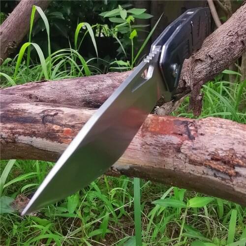 23CM Field Hunting Knife, Jungle Picking, Camping Adventure Pocket Knife, Stainless Steel Folding Knife, Sharp and Durable