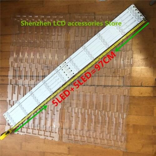 50PCS LED Backlight strip 5 lamps CHGD49LB15_LED3030_V0.5_20150331 For Chang hong 49"TV UD49D6000i 49D3700I 49D2000 49U3C 49A1U