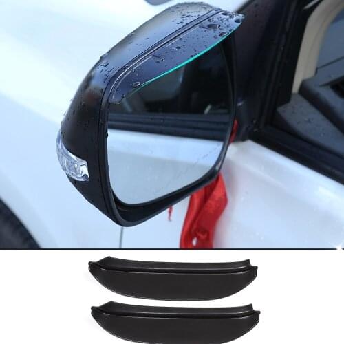 Car rearview mirror rain eyebrow rain cover decoration For Toyota Land Cruiser Prado FJ150 150 2010-2018 accessorie car styling