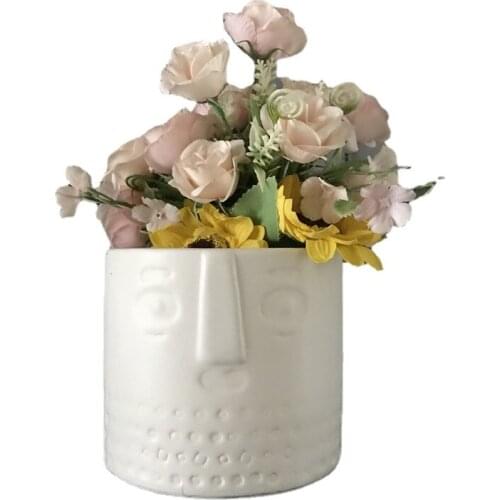 Big Cement Flowerpot Molds Handmade Silicone Baking Chocolate Resin Candle Holder Mould Resin Craft Vase Tools