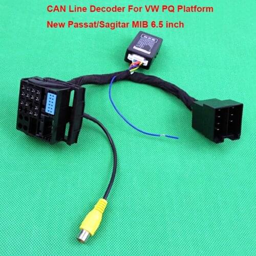 CAN Line Decoder For VW PQ Platform New Passat Sagitar 6.5 inch/ 6RD035187A /B Connection Line Converts Cable