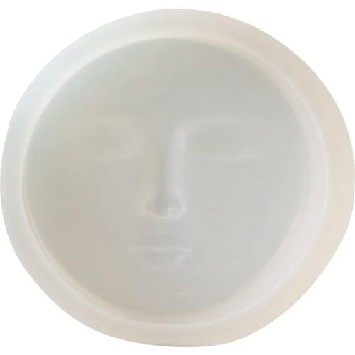 Human Face Silicone Resin Mold Perfume Candle Making Wax Mould Soap Mold DIY