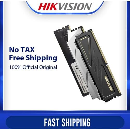 Hikvision RAM DDR4 8G 16G 3000MHz 1.2/1.35V CL16 288pin Desktop Memory High Speed Low Power Consumption Intel AMD