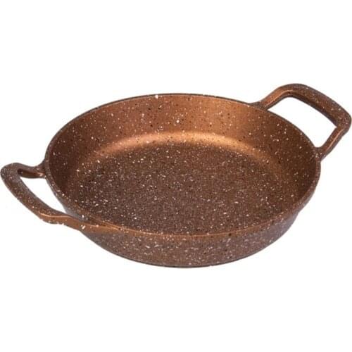 Modernica Cast Iron Cooking Egg Cooking Pan Pan Granite Coating Black Diamond Copper Gray 18-20-22 cm. Made in Turkey Fast Shipp