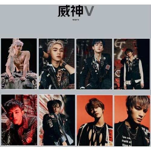 Kpop WAYV 1st Album Awaken The World Bedroom Decal Wall Poster Stickers Picture Photo Way V LUCAS WINWIN TEN WayZenNi Fan Club