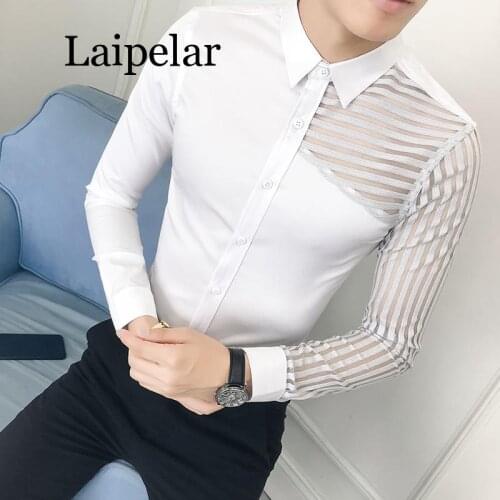 Laipelar Long Sleeve Polos For Men