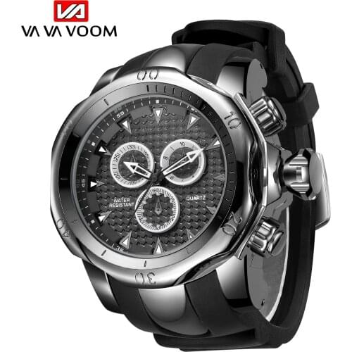 Hot Top Brand Luxury Sports Watch Golden Big Dial Watch TIME Waterproof Silicone Mens Watches Relogio Masculino Erkek Kol Saati