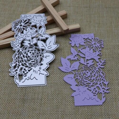 Rose Flower Leaf Metal Cutting Dies Irregular Stencil Scrapbooking Photo Album Card Paper Embossing Craft DIY