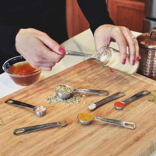 Stainless Steel Measuring Cups and Spoons Set of 16 7 Cups and 9 Spoons Kitchen Gadgets Utensils for Cooking Perfect Gift