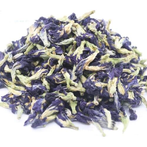 100g free shipping natural dried blue Butterfly pea buds