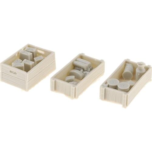 1/35 Food Supplies Case Model Unpainted for Mini Sand Table Military Scene