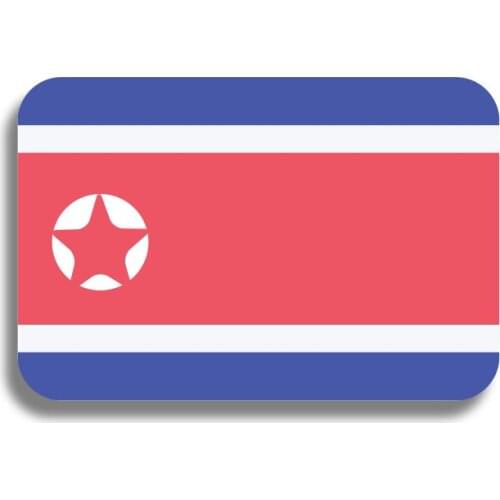 RSHCZY North Korea Flag Brooch Pride Flag Pin Badge Acrylic Patriotic Ornaments Coat Bag Hat Shirt Accessories Scarf Buckle