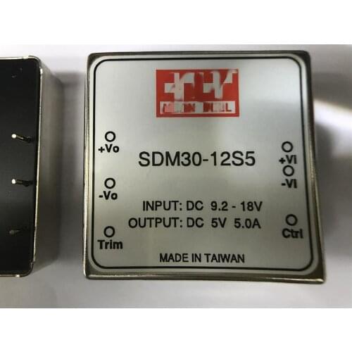 SDM30-12S5 INPUT:DC 9.2-18V OUTPUT: DC 5V 5.0A new original
