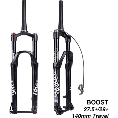 Mtb XC Boost Fork 110mm Travel 140mm Air 29er 27.5+ Inch 3.0 29+ Plus 110*15 Fork Suspension Lock Adjustable for Mountain Bike