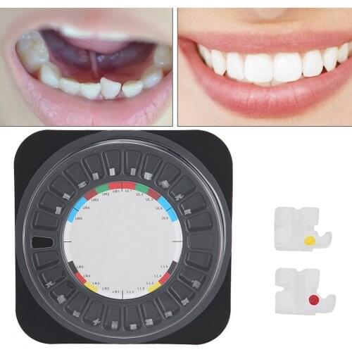 Orthodontic Ceramic Invisible Mini Bracket Roth 0.22 Wheel Box Container