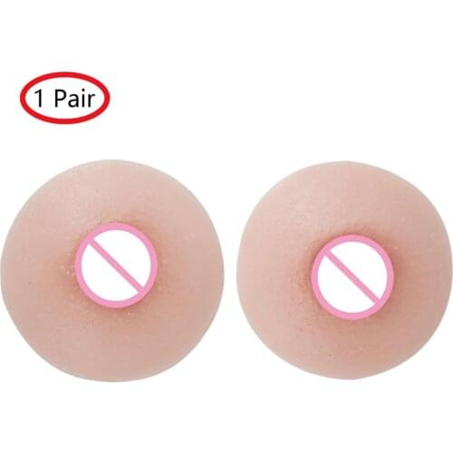 1 Pair Sexy Enhancer Silicone False Nipple Round Shape Self Adhesive Washable Reusable Nipple Covers for Female Adult