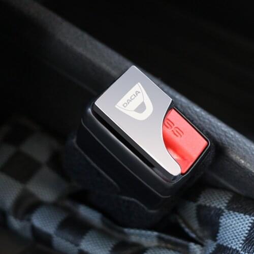 1PCS Hidden Car safety seat belt buckle clip For Dacia Duster Logan Sandero Lodgy Car Styling