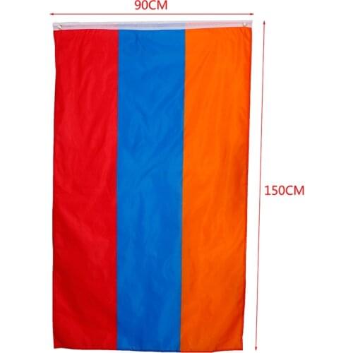 1PC Armenia flag Banner Hanging National flag Home Decoration flag banner 90*150cm