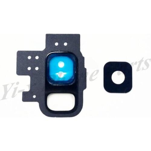 10pcs/lot For Samsung Galaxy S9 G960 Rear Back Camera Glass Lens Cover Frame Replacement