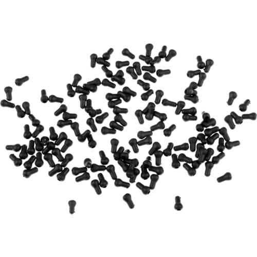 150Pcs Rubber Shock Beads Rig Making Buffer Beads Carp Fishing