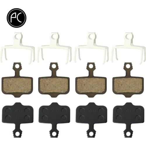 PCycling 4 Pairs Mountain Bicycle Disc Brake Pads For Avid Elixir R/CR/CR-MAG/E1/3/5/7/9 Sram X0 XX DB1/3/5 MTB Resin Brake Pad