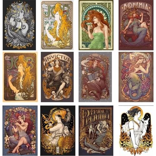 5D DIY Diamond Painting Mermaid Cartoon Girl Character Full Square Round Set Embroidery Cross Stitch Modular Picture Home Decor